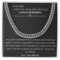 To My Man - You Are My Everything - Cuban Link Chain